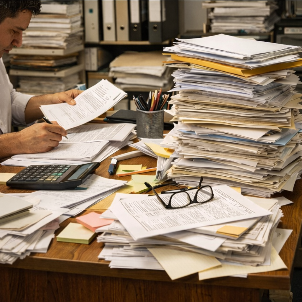 Complete Document Processing - Before